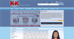 Desktop Screenshot of kandk.edu.np